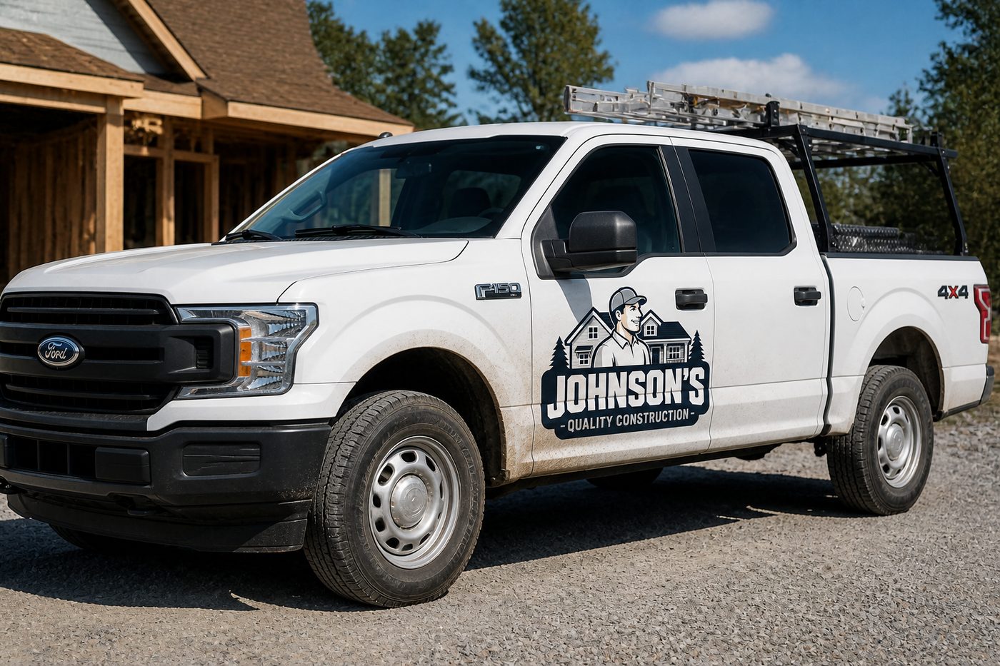 Johnson's Quality Construction truck